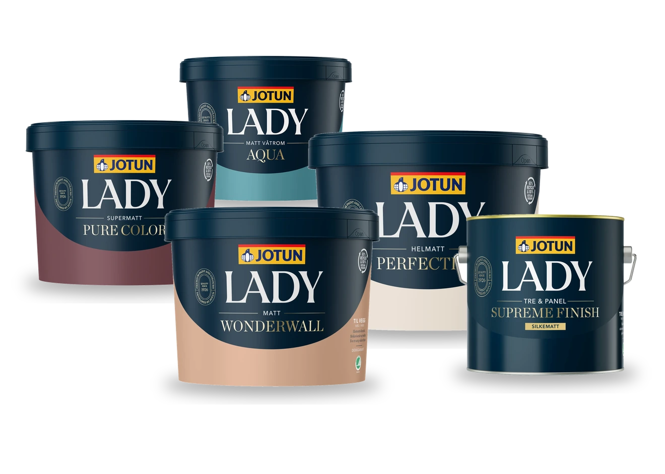 Jotun Lady overzicht