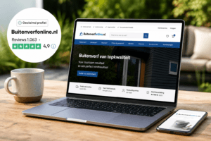 Buitenverfonline op tweede plaats trustpilot